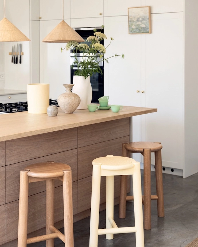 Melkman counter stools.