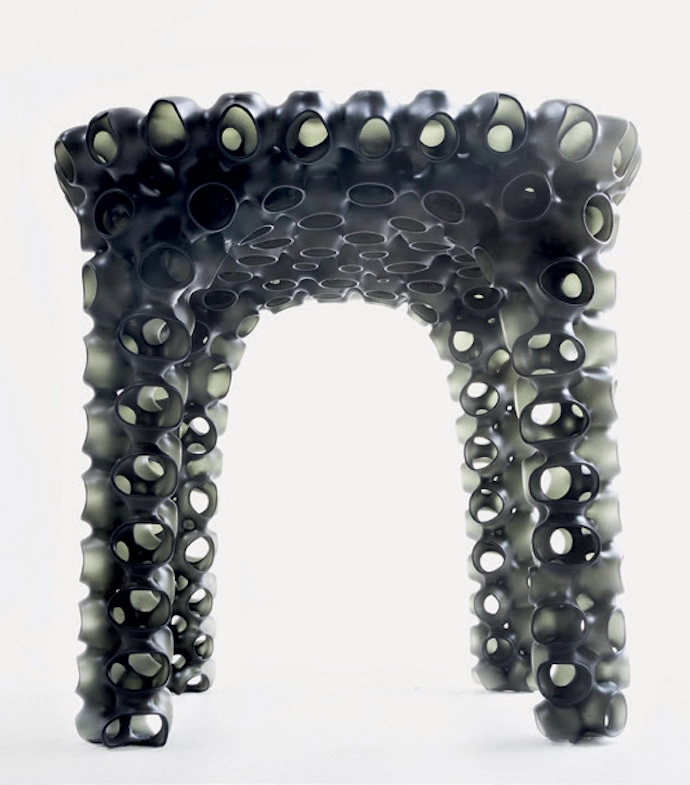 Peter Donders’s Spherene sidetable, created with advanced 3D modelling.