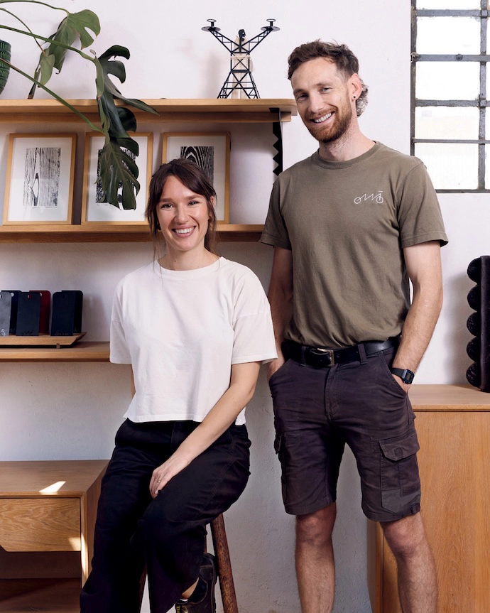 Tandem Design House founders Pia Findlay and Josh McNally.