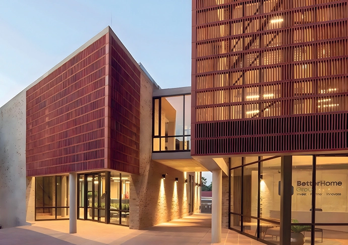Leading the Breeze Block trend are brick experts Klay – and there’s no better example of their product than the new Bendehuis office space in the Old East Precinct, Pretoria.