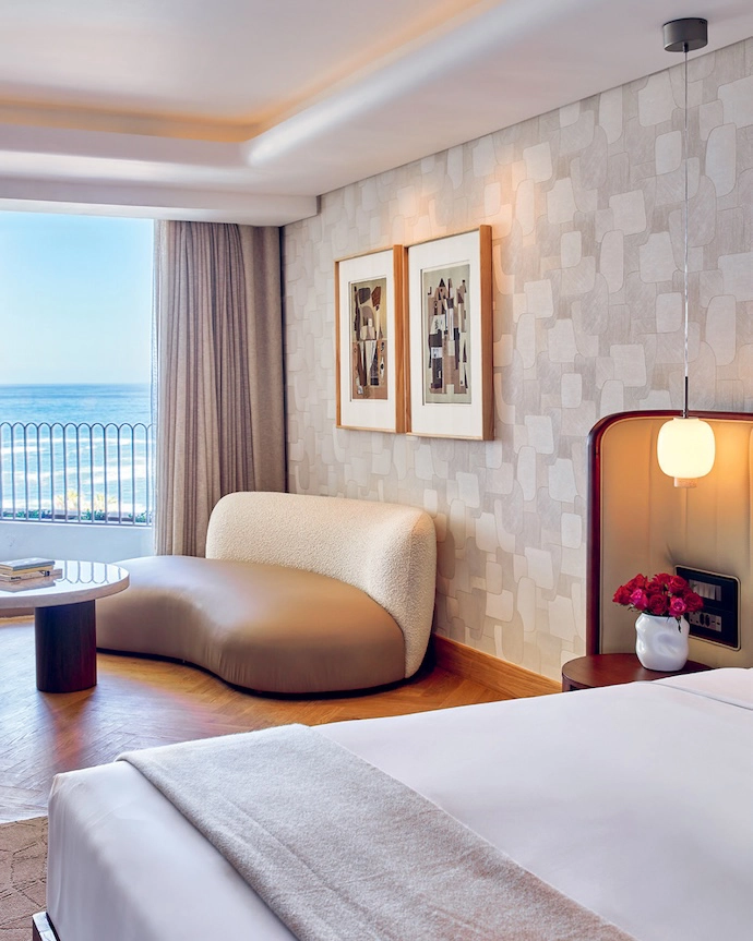 A Deluxe Sea-facing Room.