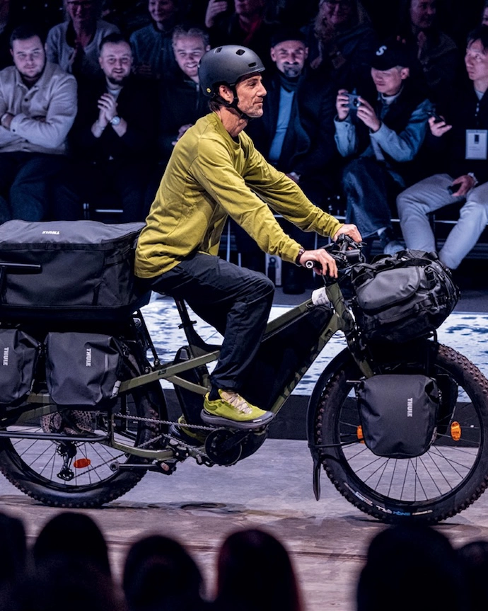 Also from THEX, Thule’s latest Shield and Chasm bike bag collections, fully integrated into their new InLock pannier system.
