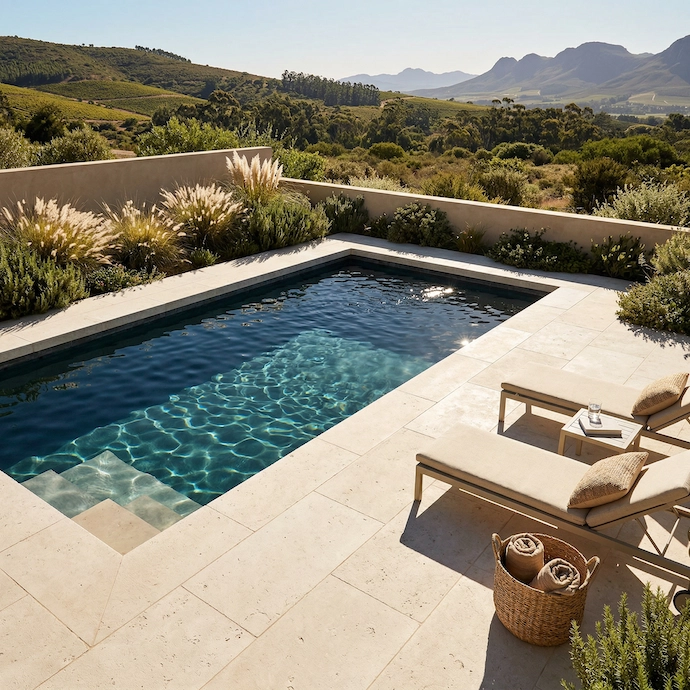 Galala Sandblasted Limestone Tile