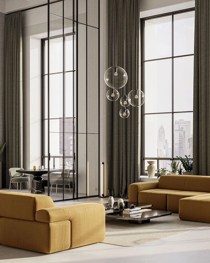 German design brand ClassiCon worked with Singaporean designer Gabriel Tan on a round-cornered modular sofa range called Soft Stone.