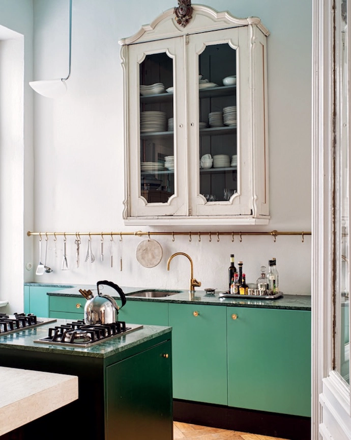 The kitchen at the Border Center.
