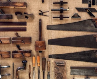 18th-century carpenter tools.