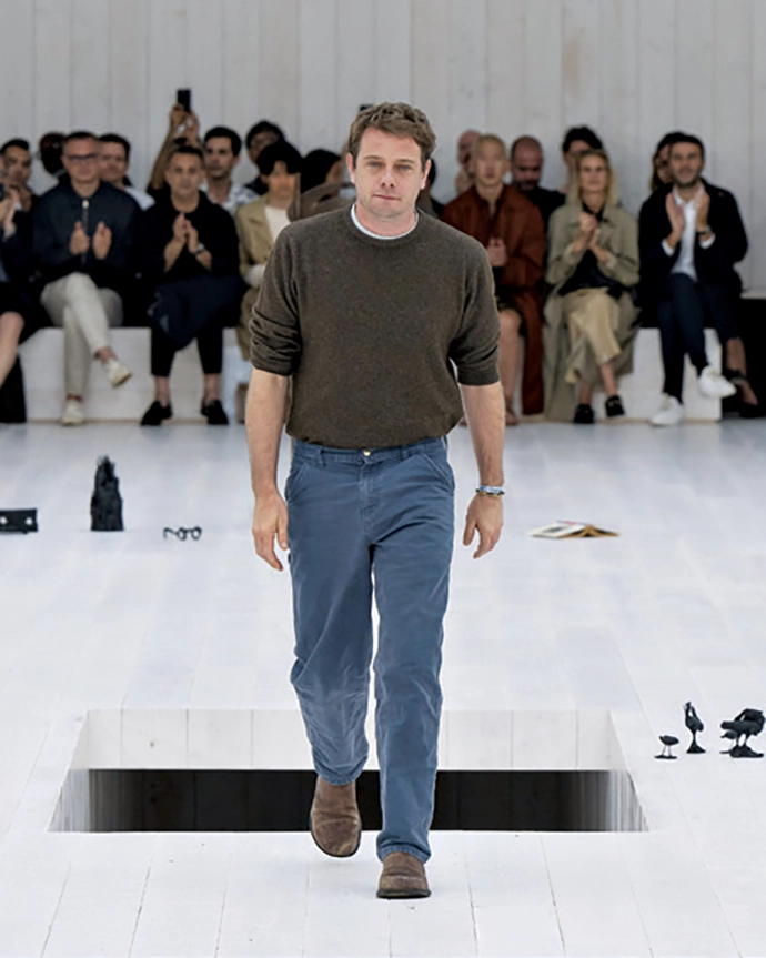 Fashion designer JW Anderson at Paris Men Fashion Week.
