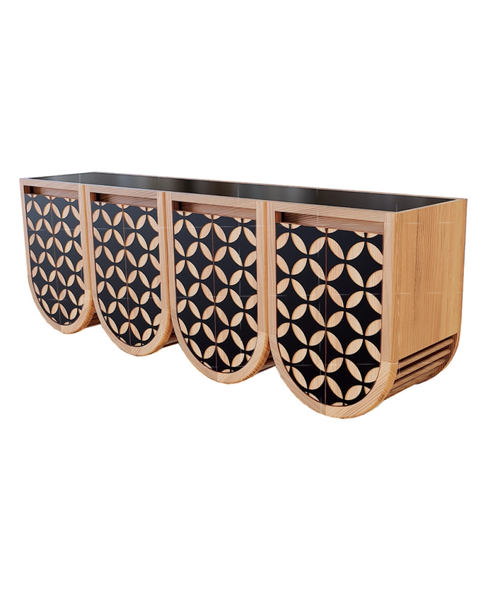 The Xitsong-inspired Gimba cabinet.