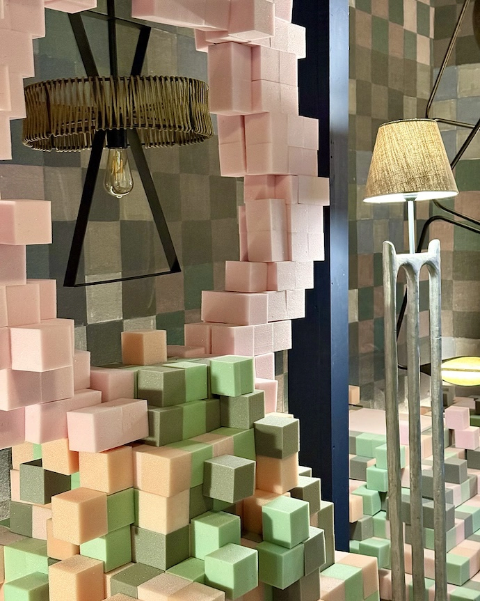 From Left: TheUrbanative's Ayanda Pendant Light and Bofred's Martini Floor Lamp.