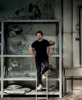 Marcin Rusak describes his Warsaw studio as a laboratory.