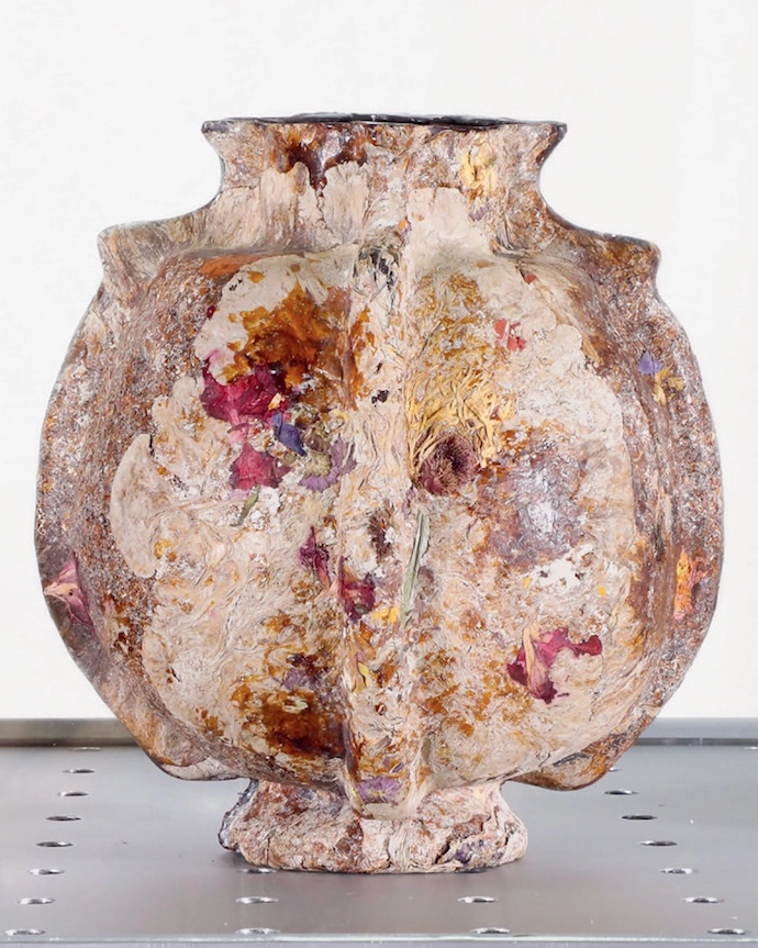 Made from biodegradable materials, this Nature of Things vessel will decompose with time.