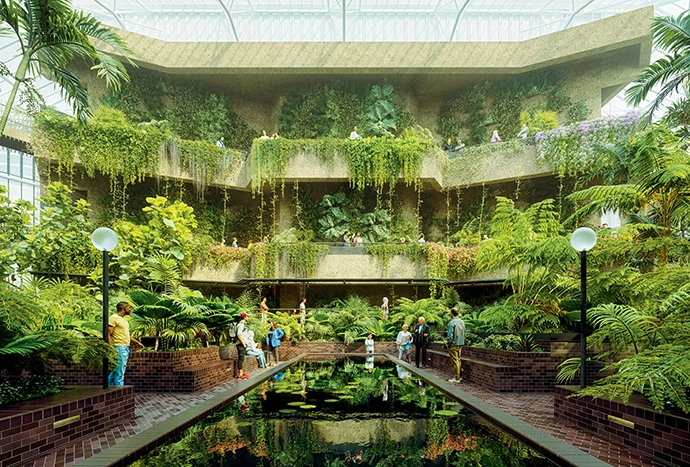 The Barbican, which opened its doors in 1982, is a Grade II listed Brutalist icon, and is recognised as one of the UK’s architectural treasures. Its refurb is scheduled to begin next year and finish in 2030, ahead of its 50th anniversary.