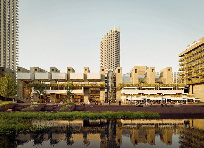 The Barbican, which opened its doors in 1982, is a Grade II listed Brutalist icon, and is recognised as one of the UK’s architectural treasures. Its refurb is scheduled to begin next year and finish in 2030, ahead of its 50th anniversary.