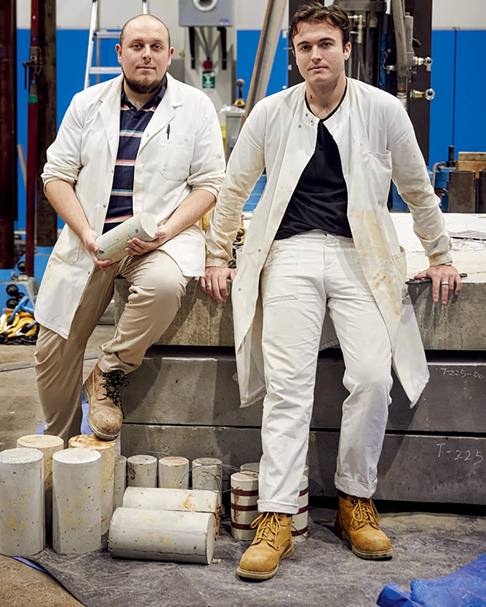 Seratech’s Barney Shanks and Sam Draper.
