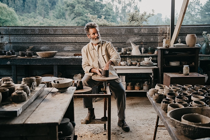 Curación's new Artist in Residence, Mick Haigh