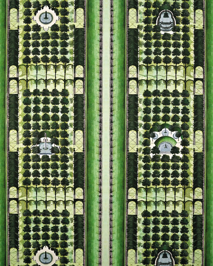 Les Allées de Marly nods to Château de Marly’s formal garden design, catalogued in the National Archives’ albums.