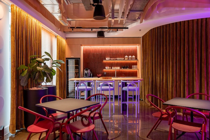 The design of Spotify's regional hub for Sub-Saharan Africa serves as a compelling example of sustainable design thinking. The hub was designed in alignment with Green Star principles, with local procurement forming a key component of the design strategy. 