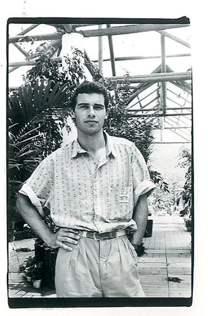 Founder Stefan in the practice’s first office space in Sea Point, circa 1986.