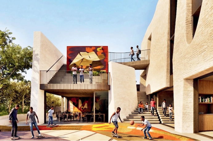 More notable residential property designs from around the world: 9Miles Learning Centre in Cape Town.