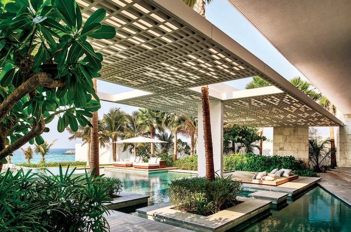 More notable residential property designs from around the world: Island Villa in Dubai.
