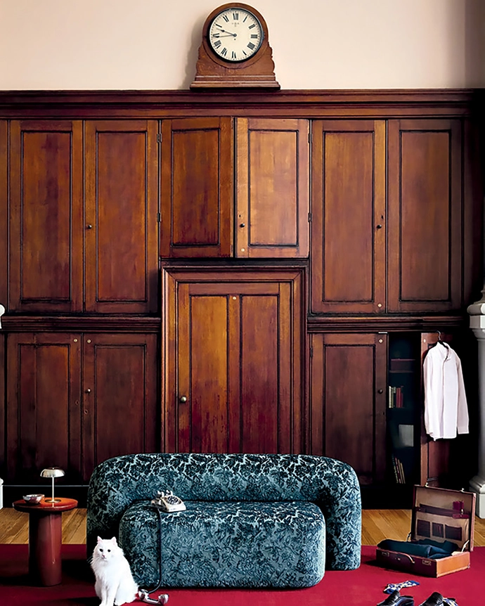 Chalfont (pictured in Petrol) is Underground Vol III’s only floral. Inspired by upholstery first used in steam locomotives’ first-class compartments, the design was hand-drawn.