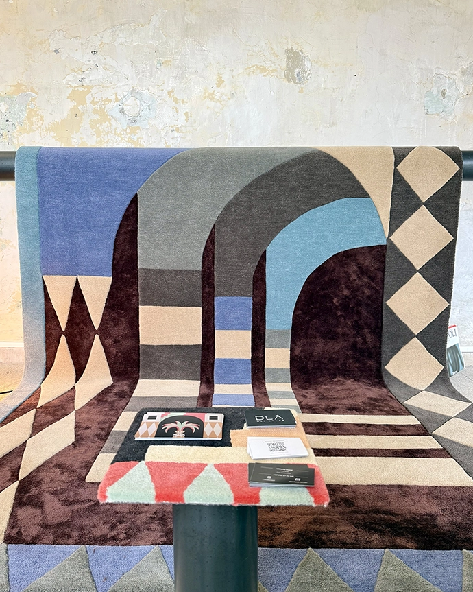 Every detail of the piece is calibrated to preserve the energy of designer Vittorio Rossi's visual language.