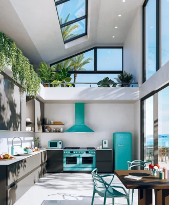Smeg Matt Emerald Green
