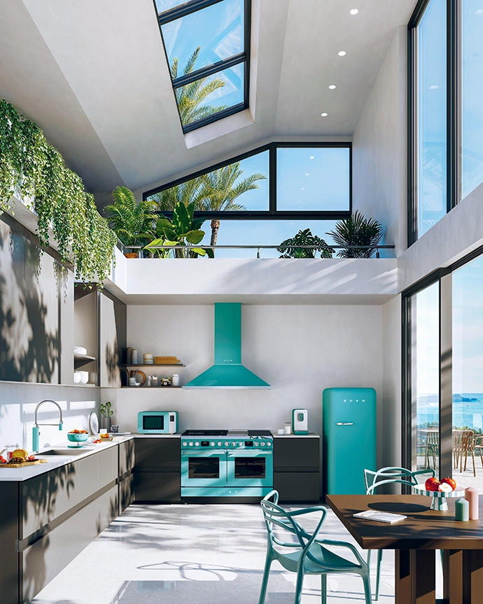 Smeg Matt Emerald Green